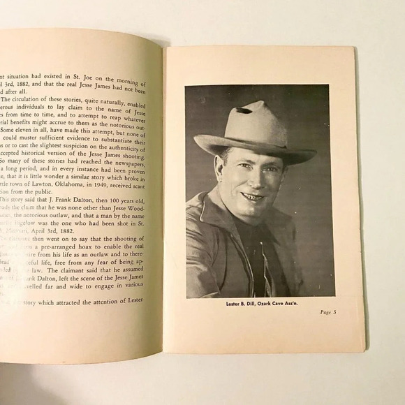 Vintage 1963 The  Truth About Jesse James Phyllis Argall Booklet Softcover - Picture 9 of 16